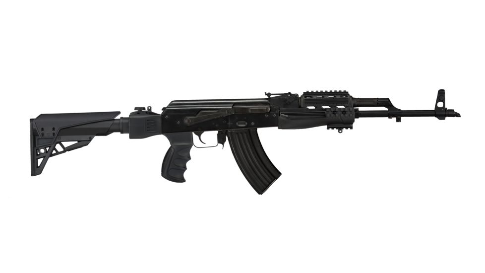 ATI Outdoors Strikeforce 6-Postion Folding Stock w/TactLite Cheekrest, Strikeforce Handguard, X1 Pistol Grip, Scorpion Recoil System, AK-47, Black, B.2.10.1250, EDEMO2