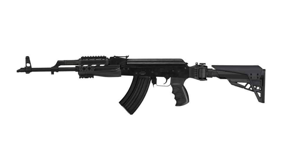 ATI Outdoors Strikeforce 6-Postion Folding Stock w/TactLite Cheekrest, Strikeforce Handguard, X1 Pistol Grip, Scorpion Recoil System, AK-47, Black, B.2.10.1250, EDEMO2