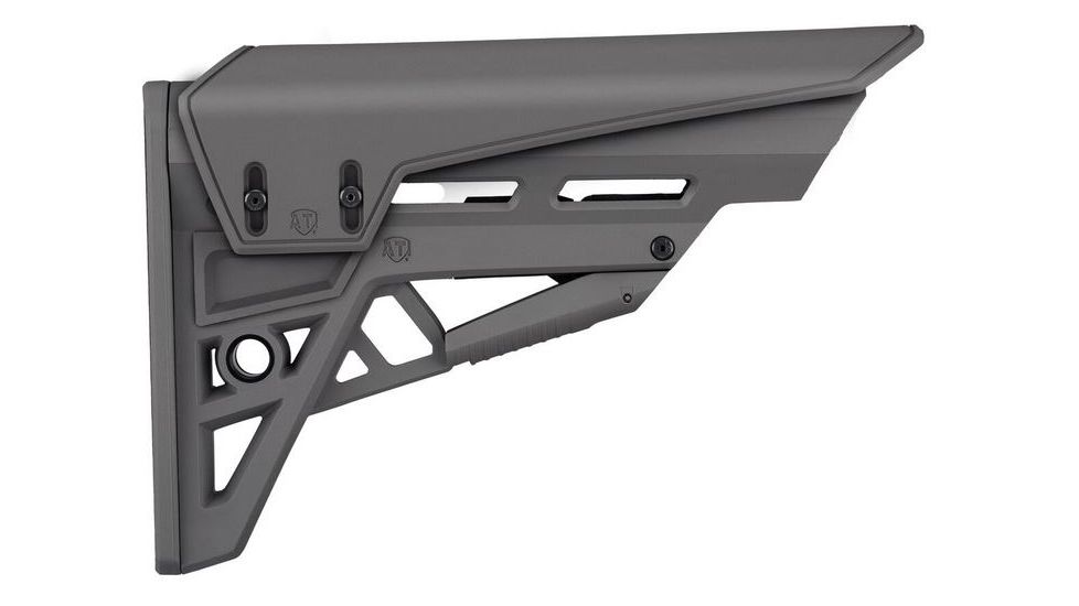ATI Outdoors B2402216 TactLite AR-15 Mil 6Pos Reinforced Polymer Gray