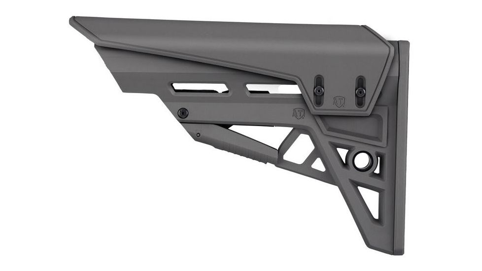ATI Outdoors B2402216 TactLite AR-15 Mil 6Pos Reinforced Polymer Gray