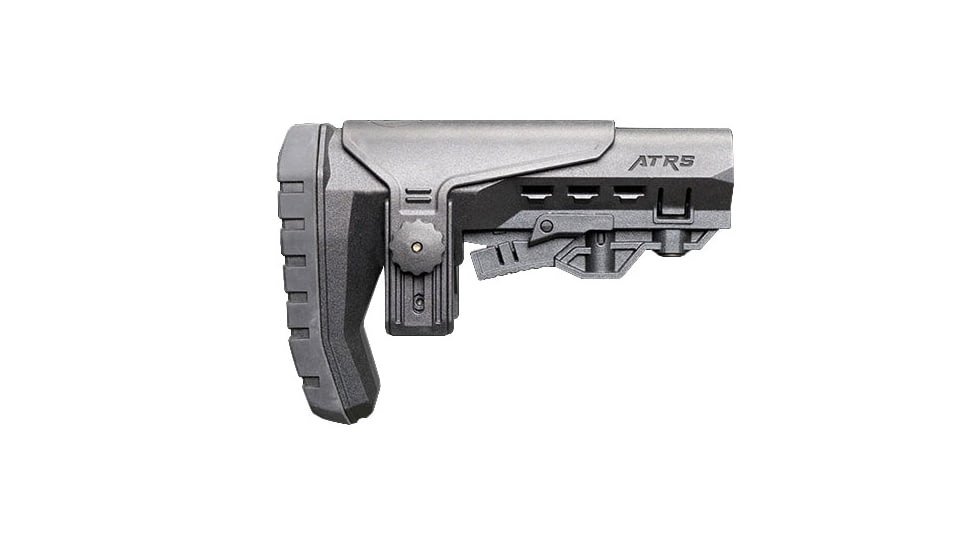 Atibal ATRS Mil Spec Rugged Rifle Stock w/Cheekrest-Blk, Black, AT-ATRS-BLK-CR