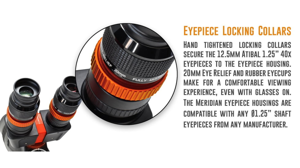 Atibal Meridian Bino Spotting Scope, 40x80mm, ED APO Lens, Black, 16 inches, AT-MER-BSS-40x80