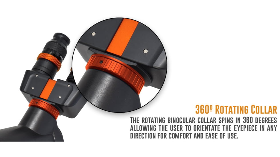 Atibal Meridian Bino Spotting Scope, 40x80mm, ED APO Lens, Black, 16 inches, AT-MER-BSS-40x80