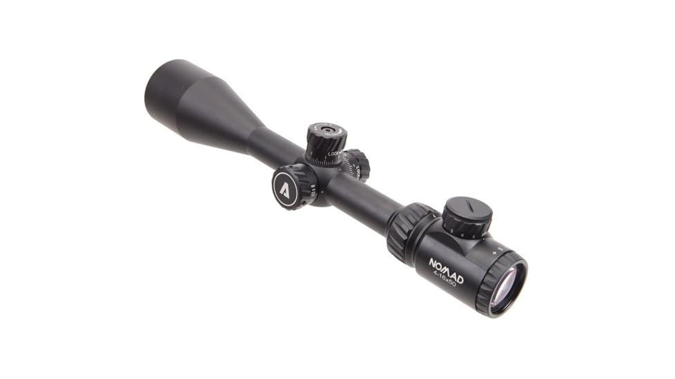 Atibal Nomad 4-16x50mm Rifle Scope, 1in Tube, Second Focal Plane, Black, AT-NMD-41650