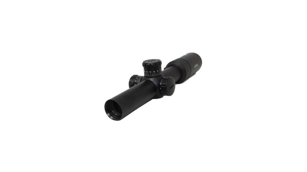 Atibal Striiker 1-4x24mm Rifle Scope, 30mm Tube, Second Focal Plane, 5.56/.308 Reticle, Black, AT-Str-1-4