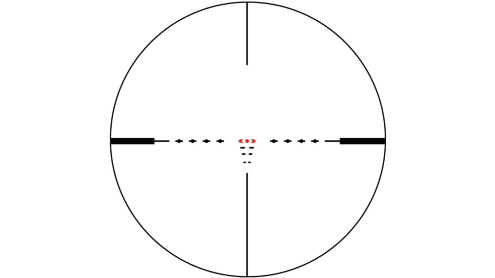 Atibal Striiker 1-4x24mm Rifle Scope, 30mm Tube, Second Focal Plane, 5.56/.308 Reticle, Black, AT-Str-1-4