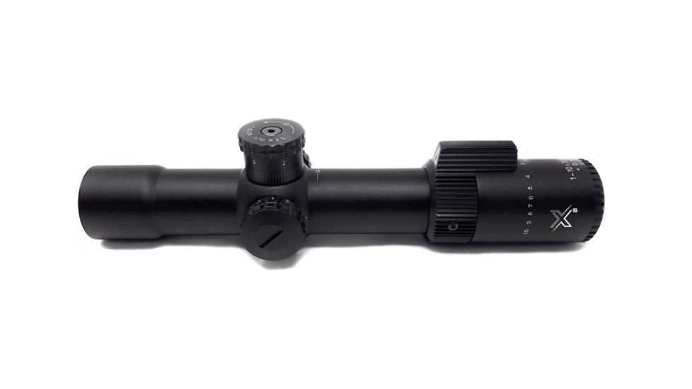 Atibal XS 1-10X30mm Rifle Scope, Second Focal Plane, Christmas Tree Reticle w/ 0.218 MIL Dot, Black, 35mm Tube, AT-XS10