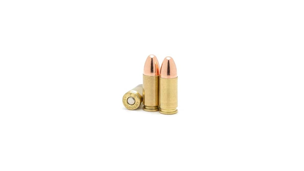 Atlanta Arms Select 9mm Luger 147 Grain Full Metal Jacket (FMJ) Brass Cased Pistol Ammunition, 50 Rounds, Box, S9147FBX