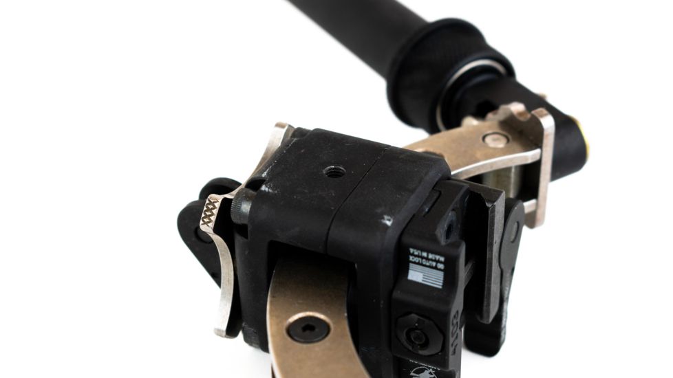 Atlas Bipods Atlas 5 H Bipod-Lever with Custom ADM Lever, Black, BT35-LW17