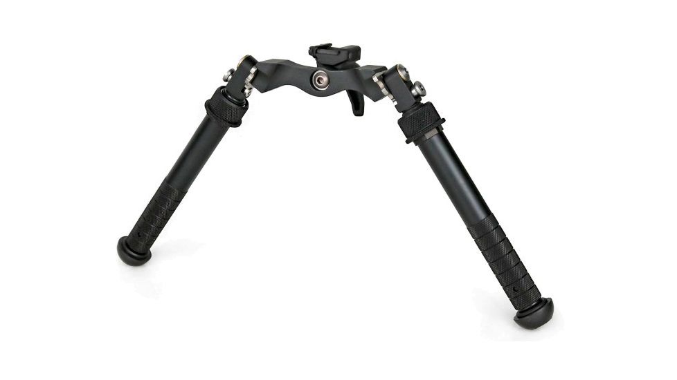 Atlas Bipods Atlas Super CAL Bipod, 5.75 - 10.87 in Height Range, 45-degree Cant, Picatinny, 6061-T6, Anodized, Black, BT72