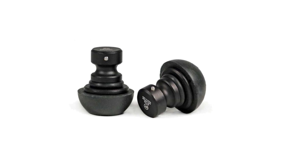 Atlas Bipods Bipods BT55 5-H and Super CAL Rubber Feet, Black, BT55