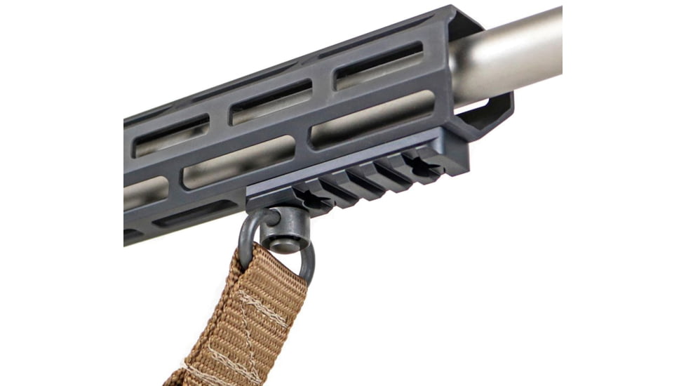 Atlas Bipods Bipods BT80 M-LOK Flush Cup Rail, Black, BT80