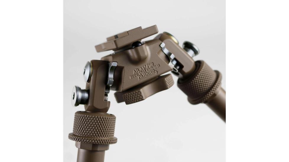 Atlas Bipods BT46-NC PSR Bipod, 5-9.4in, No Clamp, Flat Dark Earth, BT46-NC-FDE