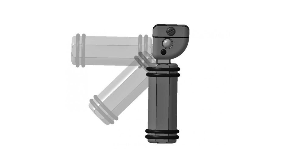 Atlas Bipods Folding Vertical Fore Grip, Black, GEN. 1 BT27