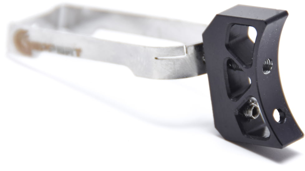 Atlas Gunworks Geppert X-Line Vario 1911 Standard Trigger, Curved Medium, Black, TCMBLK19