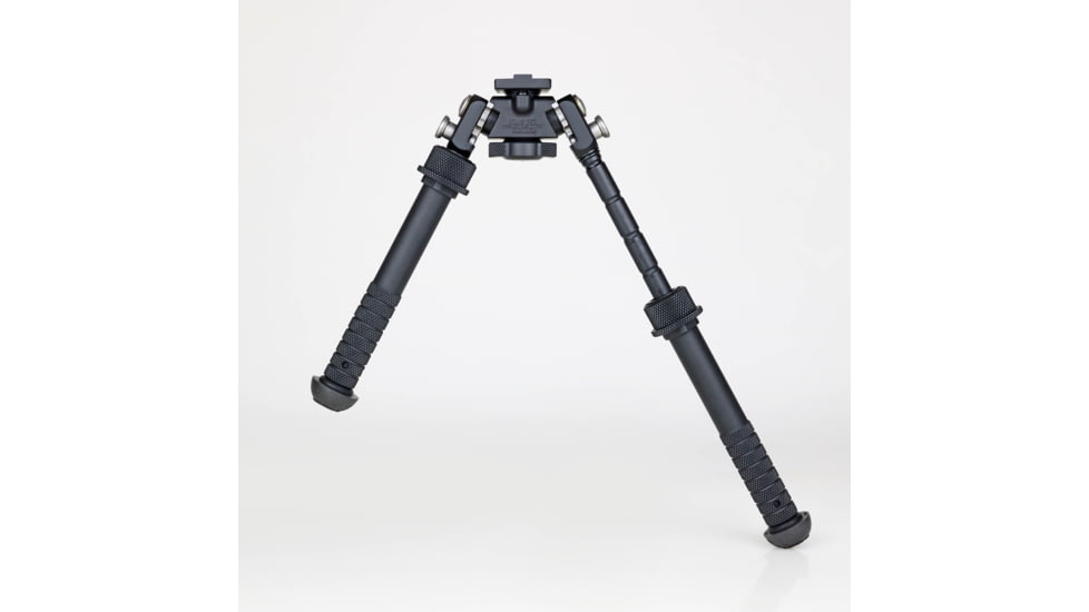 Atlas PSR Standard Bipod, 5-9.4in Height Range, Arisaka Picatinny Rail Slider, Black, BT46NCPLUSARSKPICSLDR