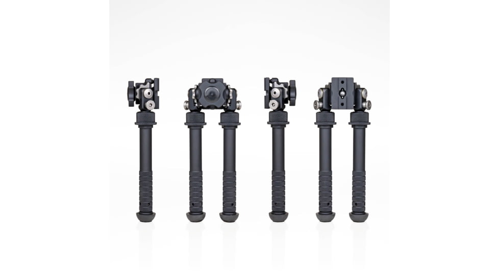 Atlas PSR Standard Bipod, 5-9.4in Height Range, Arisaka Picatinny Rail Slider, Black, BT46NCPLUSARSKPICSLDR