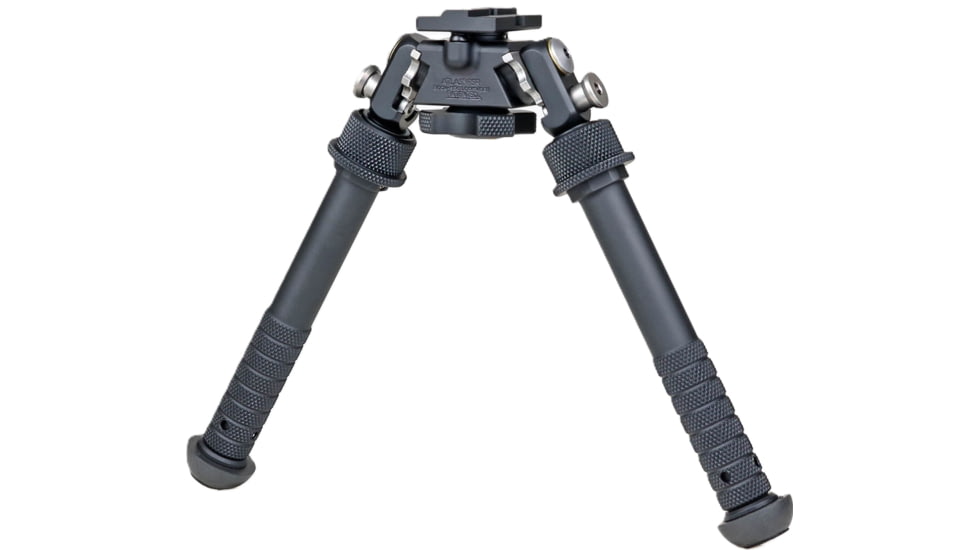 Atlas PSR Standard Bipod, 5-9.4in Height Range, Arisaka Picatinny Rail Slider, Black, BT46NCPLUSARSKPICSLDR