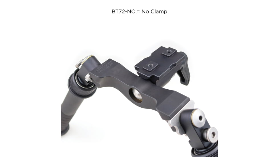 Atlas Super CAL Bipod, 5.6-10.8in Height Range, Arisaka Picatinny Rail Slider, Black, BT72NcPLUSARSKPICSLDR