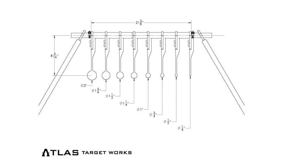 Atlas Target Works KYL Rimfire Reactive Targets