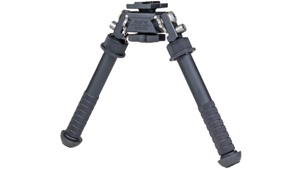 Atlas V8 Bipod, 5-9.4in Height Range, Arisaka Picatinny Rail Slider, Black, BT10NCPLUSA419ARSKPICSLDR