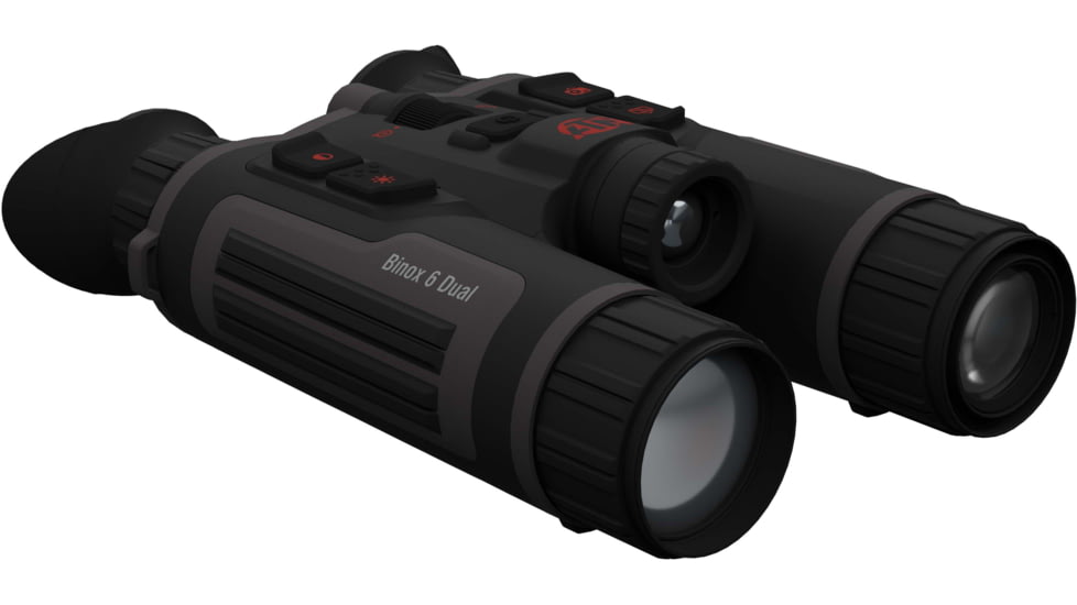 ATN Binox 6 Dual Multispectral 5.5-44x35mm Thermal Imaging Binocular w/Built-in Laser Rangefinder, 50 Hz, 384x288, Black, MSBNB6335A