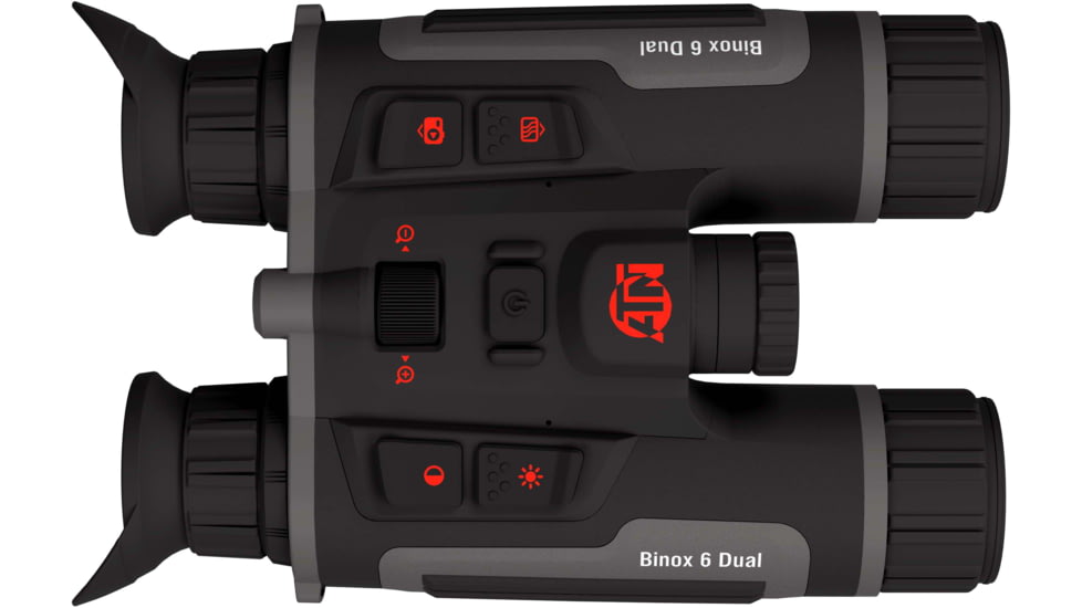 ATN Binox 6 Dual Multispectral 5.5-44x35mm Thermal Imaging Binocular w/Built-in Laser Rangefinder, 50 Hz, 384x288, Black, MSBNB6335A