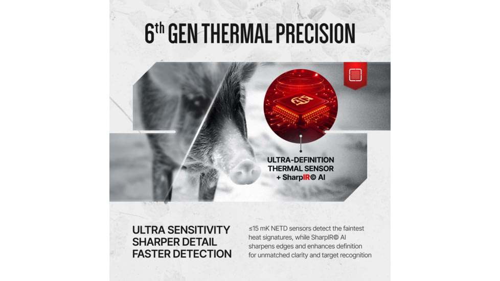 ATN ThOR 6 Elite 2.5-20x25mm Thermal Rifle Scope
