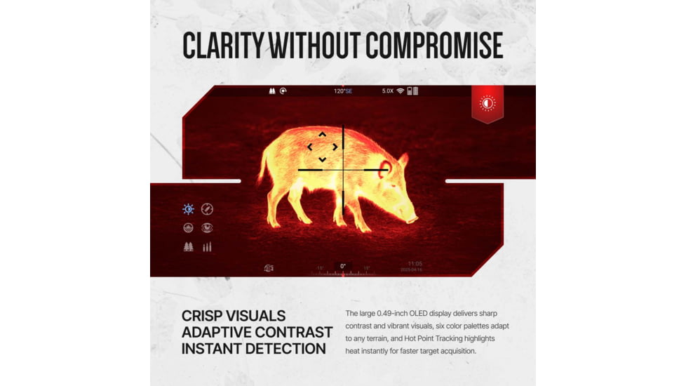 ATN ThOR 6 Elite 2.5-20x25mm Thermal Rifle Scope