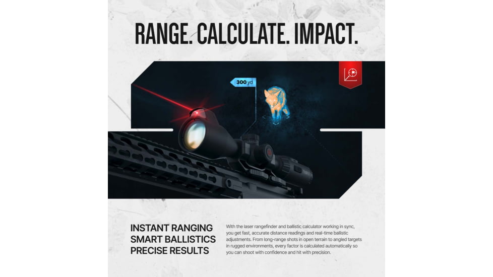 ATN ThOR 6 Elite 2.5-20x25mm Thermal Rifle Scope