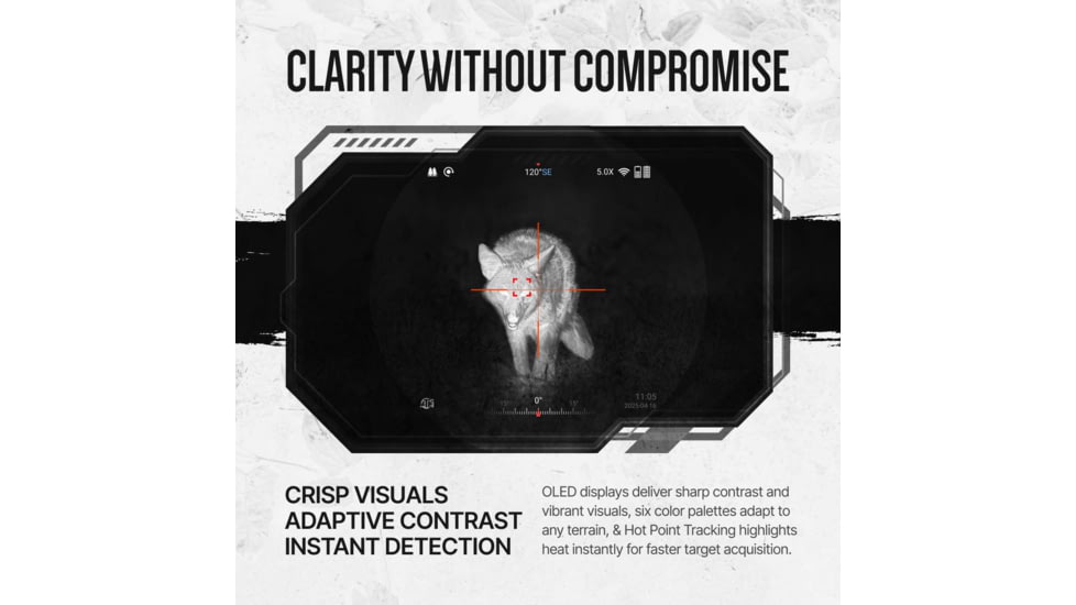 ATN ThOR 6 Mini Compact 2-16x35mm Thermal Rifle Scope