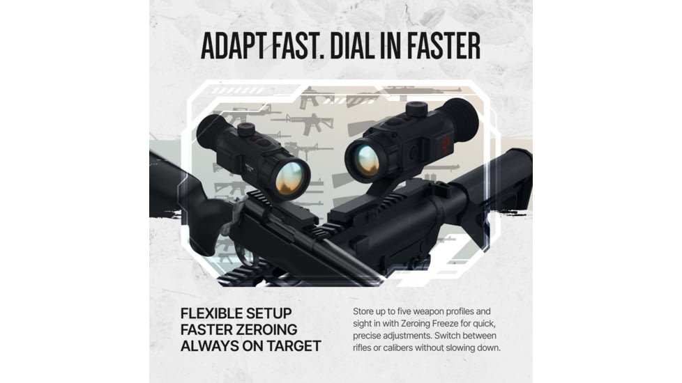 ATN ThOR 6 Mini Compact 2-16x35mm Thermal Rifle Scope