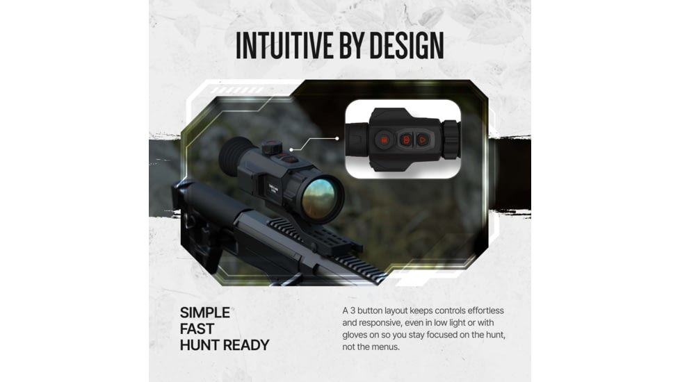 ATN ThOR 6 Mini Compact 2-16x35mm Thermal Rifle Scope