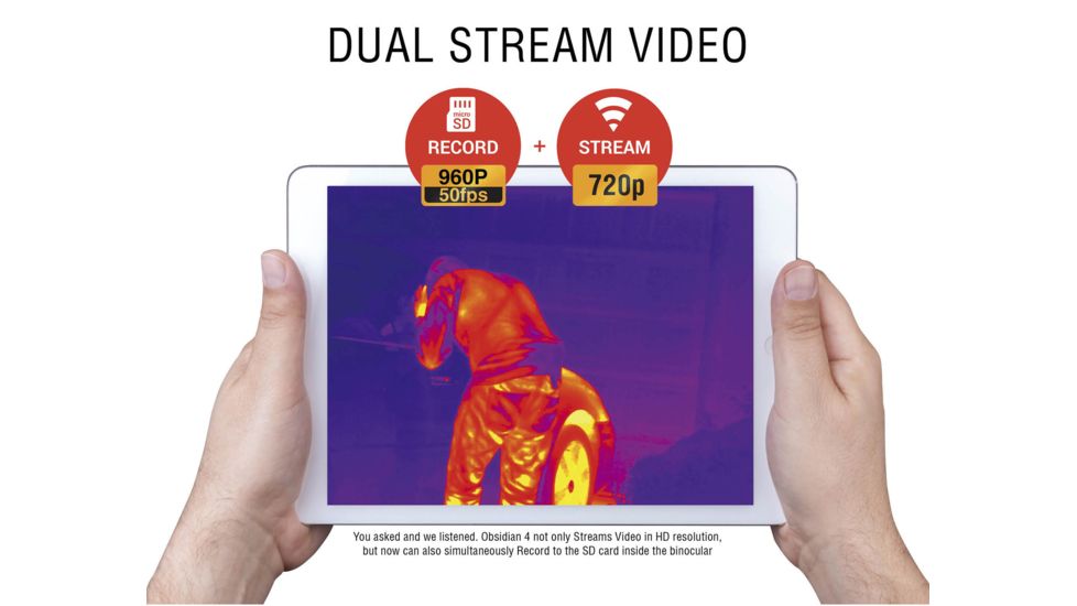 ATN Binox-THD 384-4.5-18x Thermal Binocular, Black / Grey, TIBNBX4384L