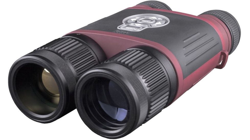ATN BinoX THD 4.5-18x, 384x288, 50mm, Thermal Binocular w/Video Recording, Wi-Fi, GPS, Smartphone Control via App, Red/Black TIBNBXH384A