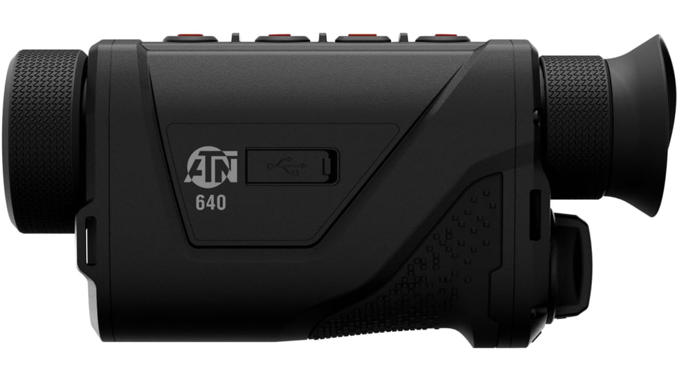 ATN BlazeHunter Pro 2.5-20x35mm Thermal Monocular w/Built-in Laser Rangefinder, 50 Hz, 640x512, Black, TIMNBLH635LRF