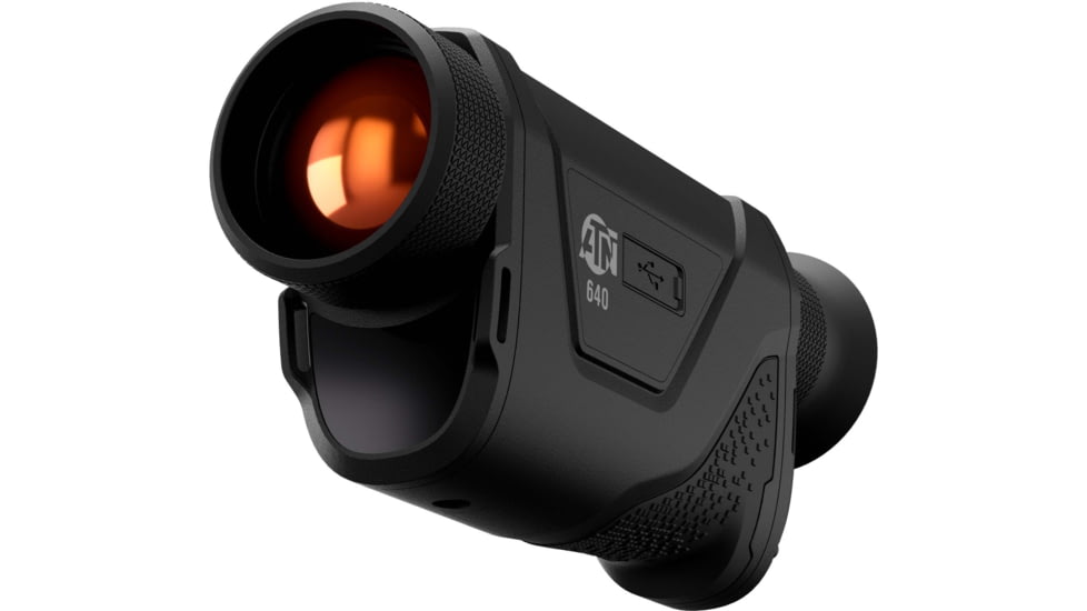 ATN BlazeHunter Pro 2.5-20x35mm Thermal Monocular w/Built-in Laser Rangefinder, 50 Hz, 640x512, Black, TIMNBLH635LRF