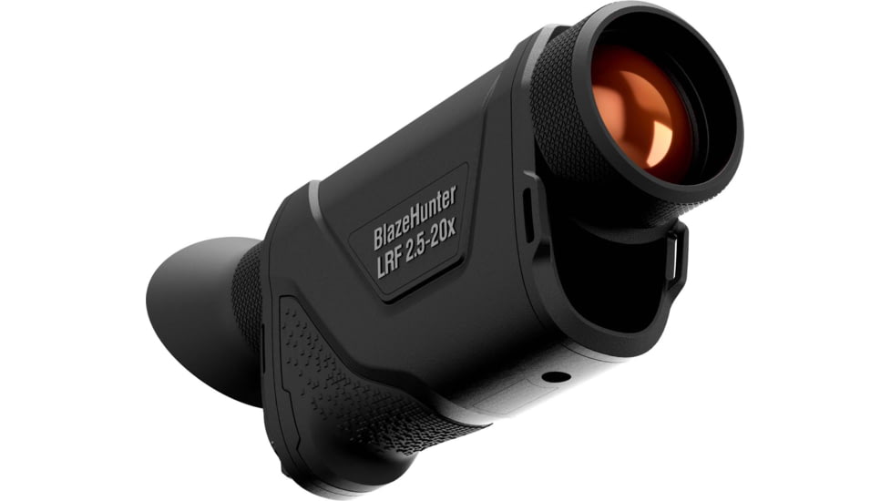ATN BlazeHunter Pro 2.5-20x35mm Thermal Monocular w/Built-in Laser Rangefinder, 50 Hz, 640x512, Black, TIMNBLH635LRF