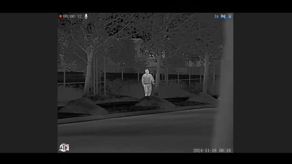 ATN BlazeHunter Pro 2.5-20x35mm Thermal Monocular w/Built-in Laser Rangefinder, 50 Hz, 640x512, Black, TIMNBLH635LRF