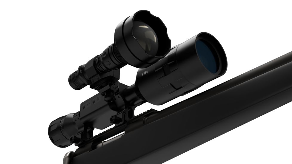 ATN IR850-Supernova Long Range IR Illuminator with adjustable mount, Black, ACMUIR85SN