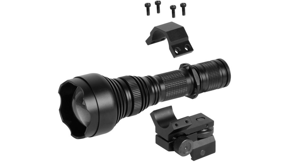 ATN IR850-Supernova Long Range IR Illuminator with adjustable mount, Black, ACMUIR85SN