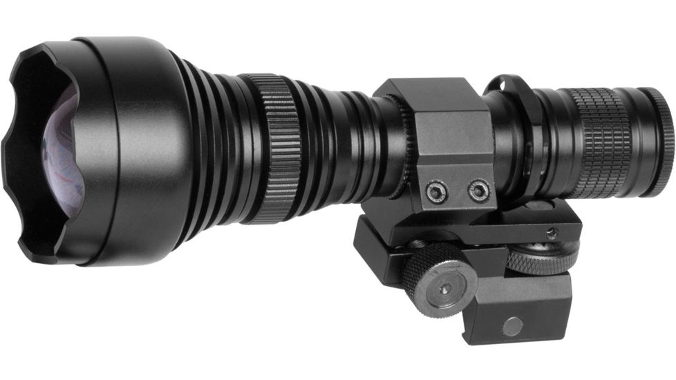 ATN IR850-Supernova Long Range IR Illuminator with adjustable mount, Black, ACMUIR85SN