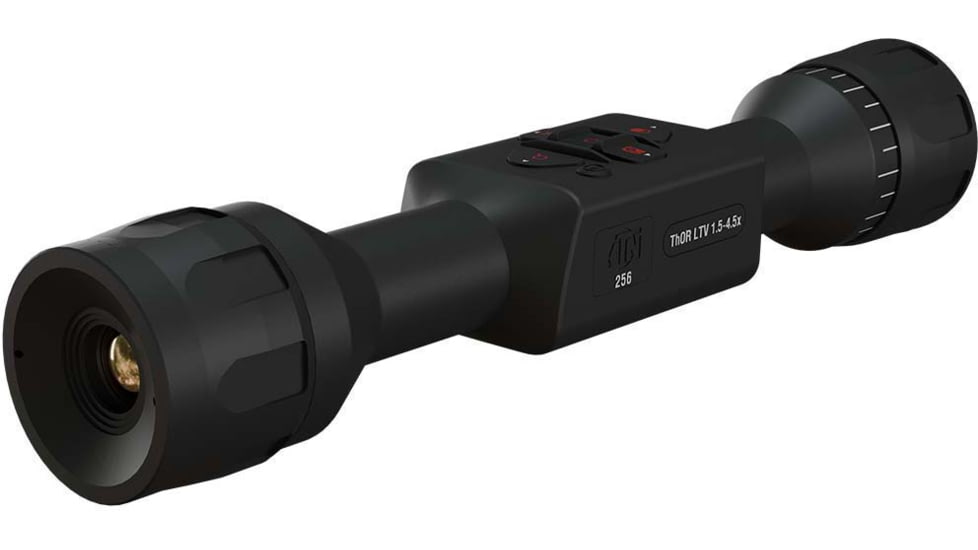 ATN LTV 1.5-4.5x12mm Thermal Rifle Scope w/Video Recording, Multiple Patterns, Black, TIWSTLTV212X