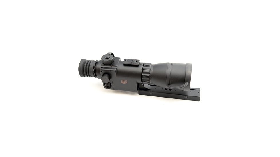 ATN MK 350 Guardian Night Vision Rifle Scope, Black w/ Red on Green Reticle, New - NVWSM35010-EE