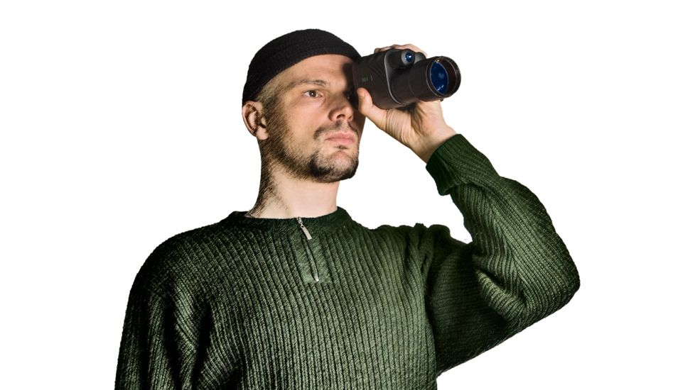 ATN NVMNMON440 MO4 Night Vision Monocular in Use 