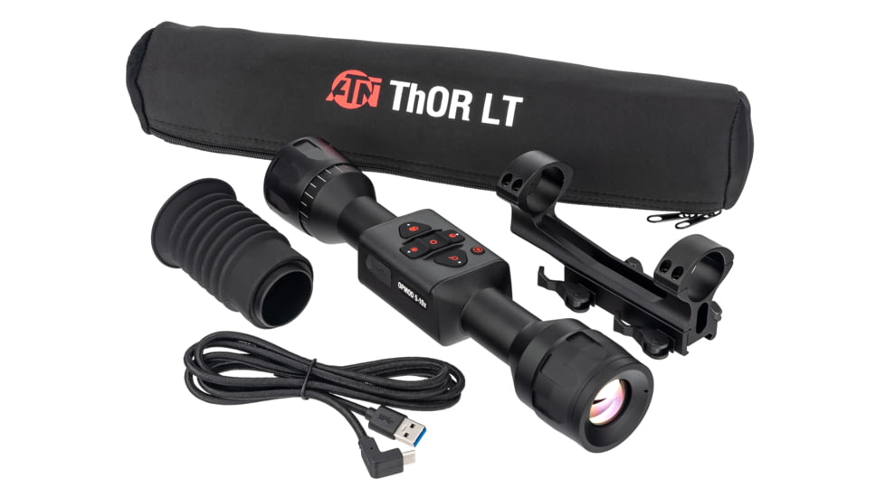 ATN OPMOD Thor LT 160 5-10x, 35mm Thermal Rifle Scope, Black, TIWSTLT135O