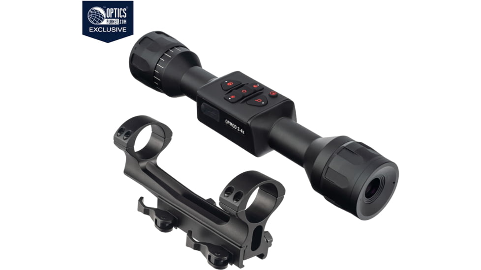 ATN OPMOD Thor LT 320, 2-4x, 19mm Thermal Imaging Rifle Scope, with Free QD Mount