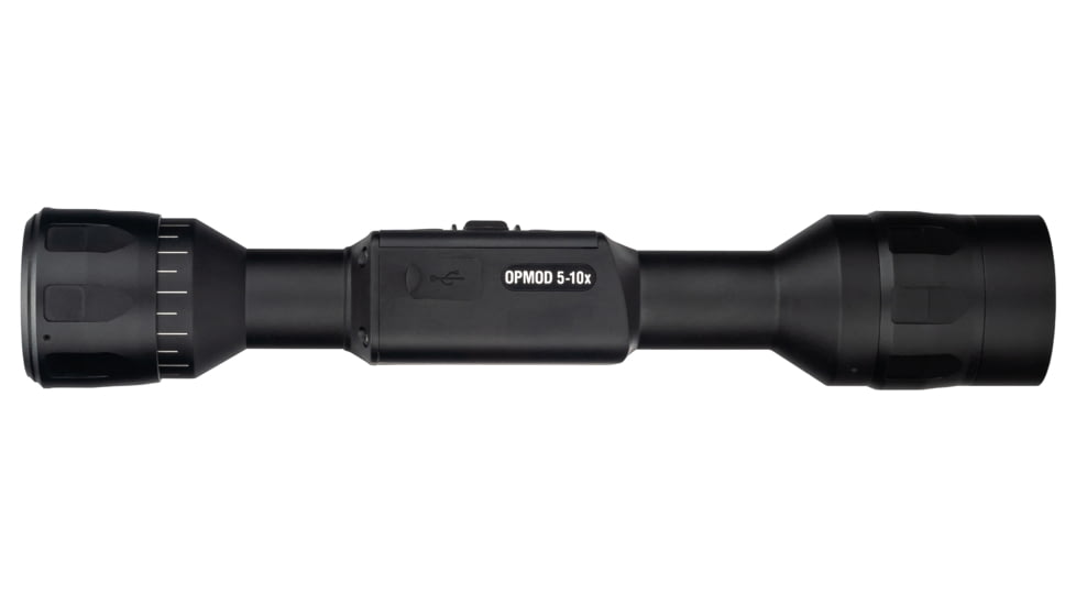 ATN OPMOD Thor LT 320 Thermal Imaging Rifle Scope, 5-10x, 50mm, 320x240 pixels, w/ Exclusive Reticle and ATN Quick Detach Mount, Black, TIWSTLT350O