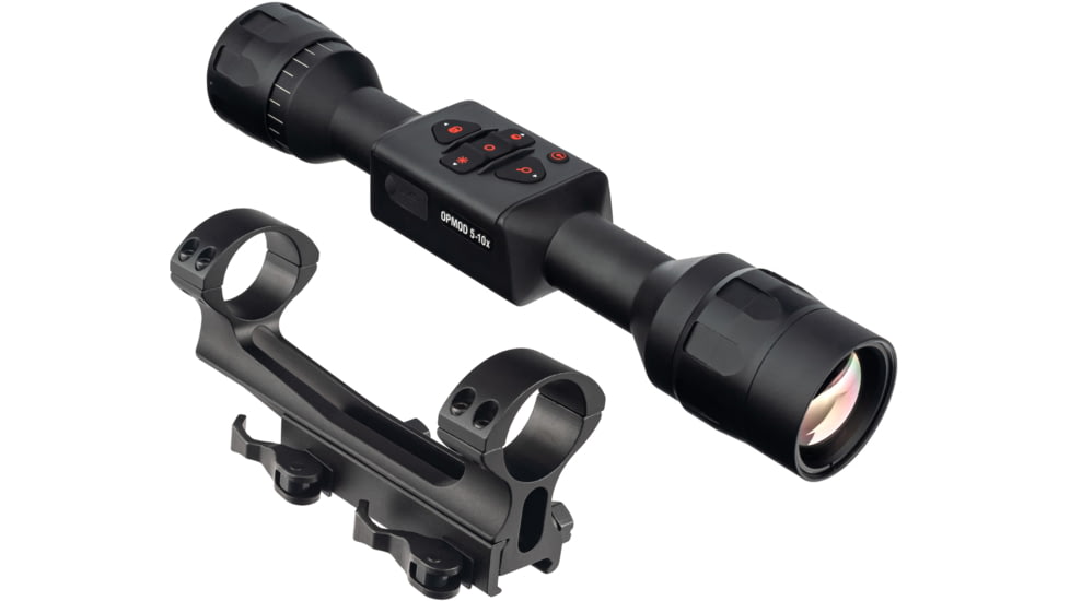 EDEMO ATN OPMOD Thor LT 320 Thermal Imaging Rifle Scope, 5-10x, 50mm, 320x240 pixels, w/ Exclusive Reticle and ATN Quick Detach Mount, Black, TIWSTLT350O, EDEMO1 