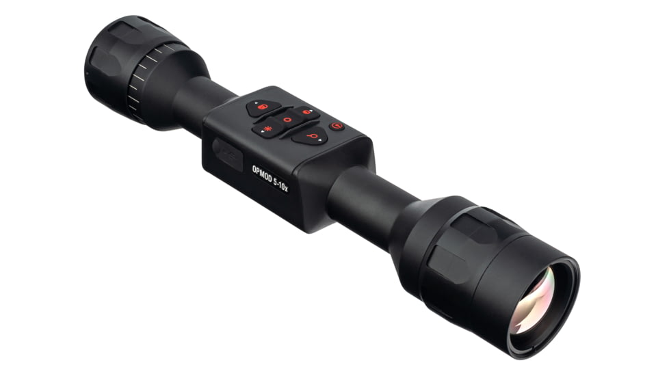 ATN OPMOD Thor LT 320 Thermal Imaging Rifle Scope, 5-10x, 50mm, 320x240 pixels, w/ Exclusive Reticle and ATN Quick Detach Mount, Black, TIWSTLT350O